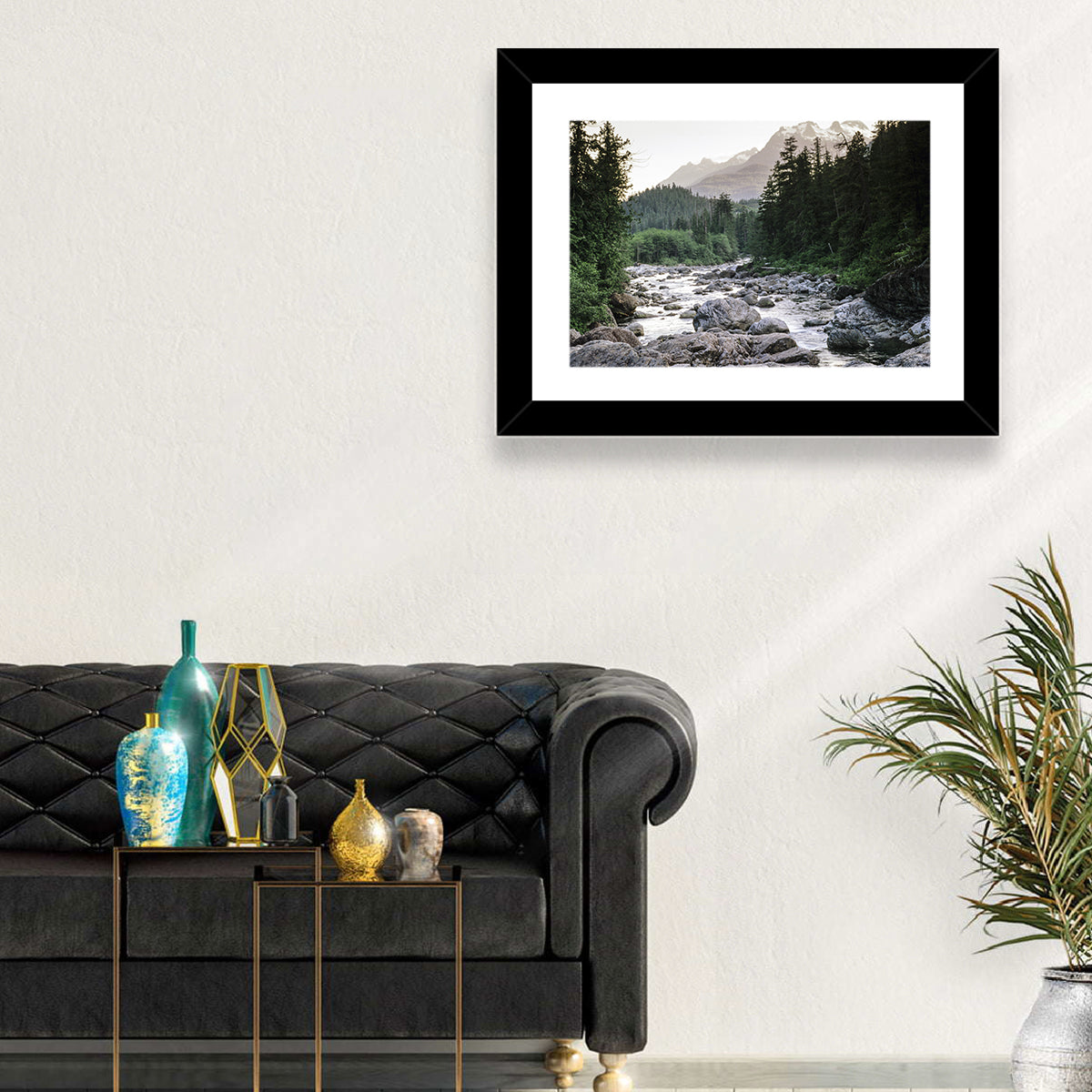Snake River Mountain View Wall Art