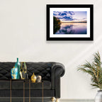 Lake Wylie Sunset Reflection Wall Art