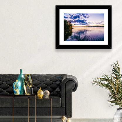 Lake Wylie Sunset Reflection Wall Art