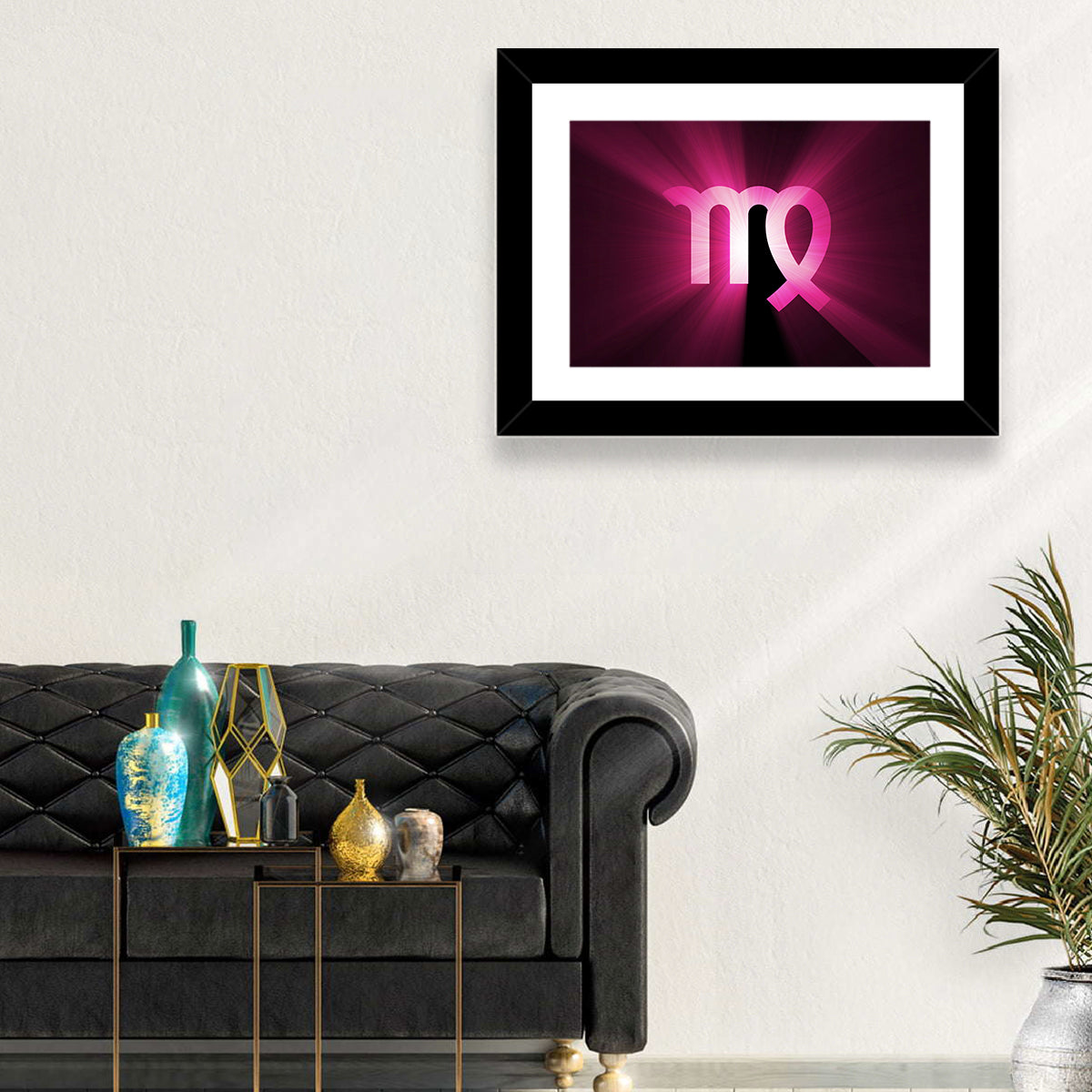 Radiant Virgo Symbol Wall Art