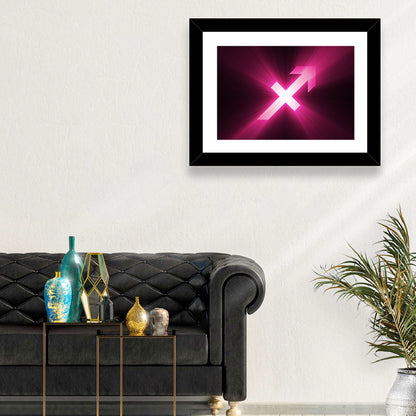 Cosmic Sagittarius Symbol Wall Art