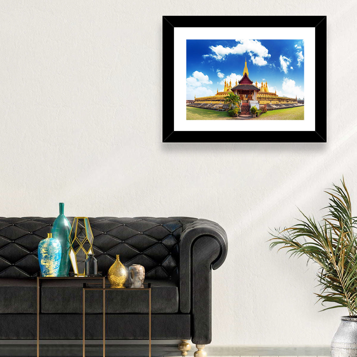 Pha That Luang Wall Art in a room, landscape