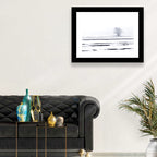 Foggy Winter Field with Lone Tree Wall Art