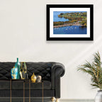 Lake Wissota Aerial Wall Art