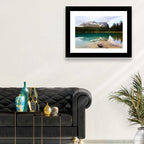 Lake O Hara Mountain Reflection Wall Art