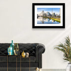 Estaiada Bridge Reflections Wall Art