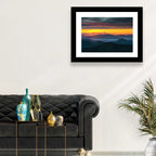 Misty Blue Ridge Sunrise North Carolina Wall Art