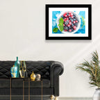 Frozen Berry Bowl Wall Art