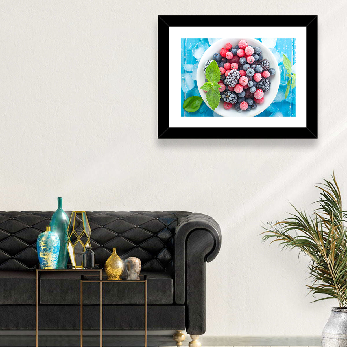 Frozen Berry Bowl Wall Art