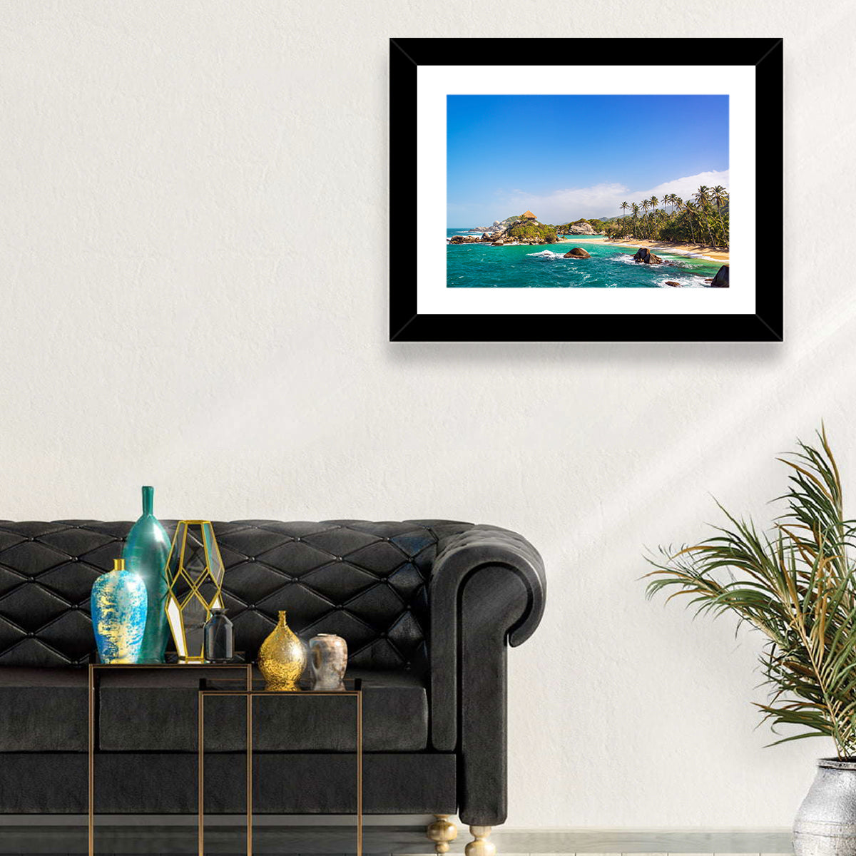 Cabo San Juan Del Guia Beach Wall Art in a room, landscape