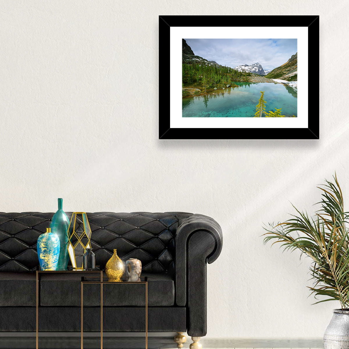Lefroy Lake Wall Art in a room, landscape