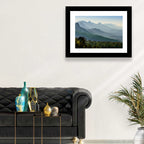 Misty Mountain Ridges Wall Art