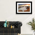 Selfoss Waterfall at Sunset Wall Art