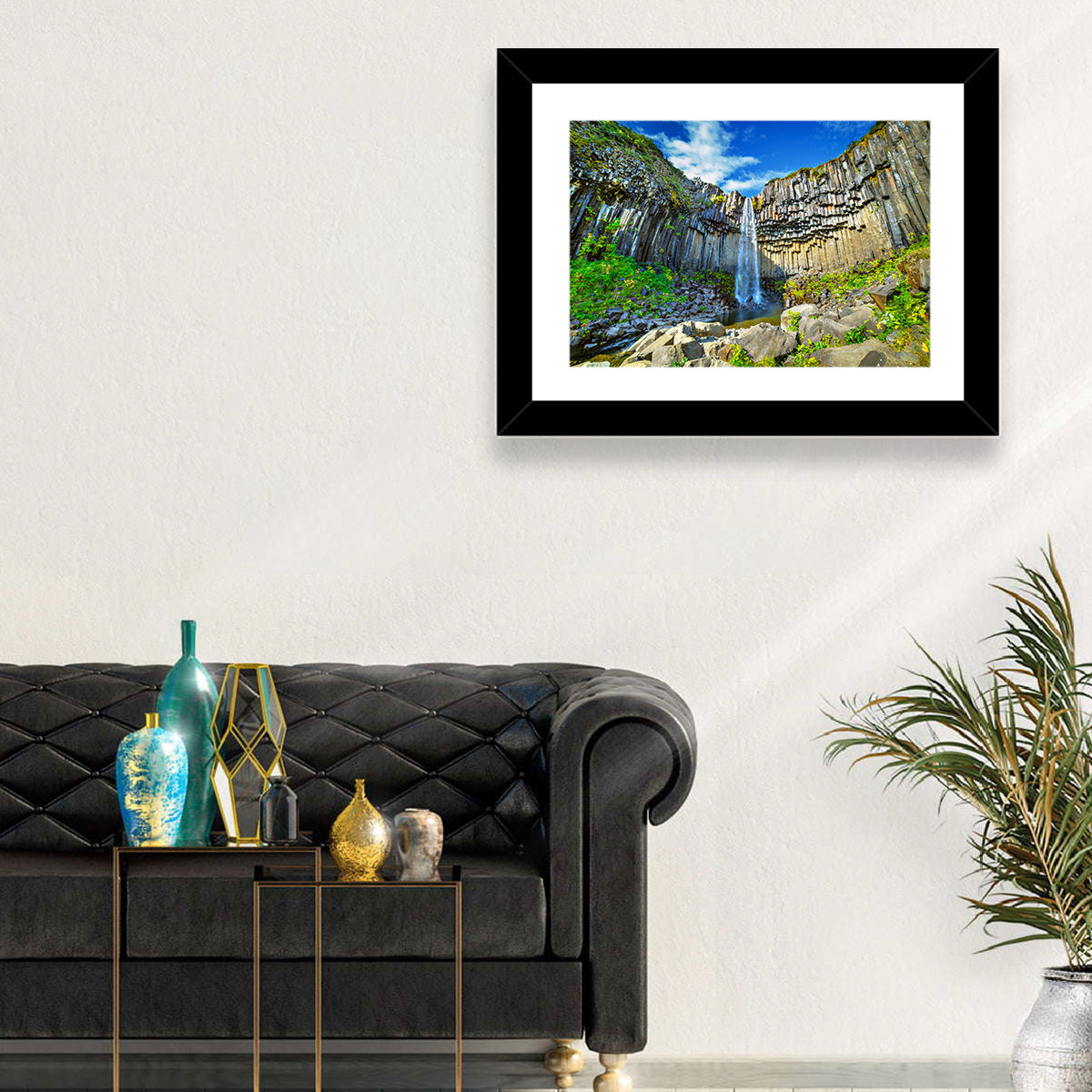 Svartifoss Basalt Falls Wall Art