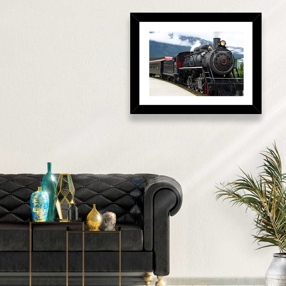 Steam Engine Train Wall Art