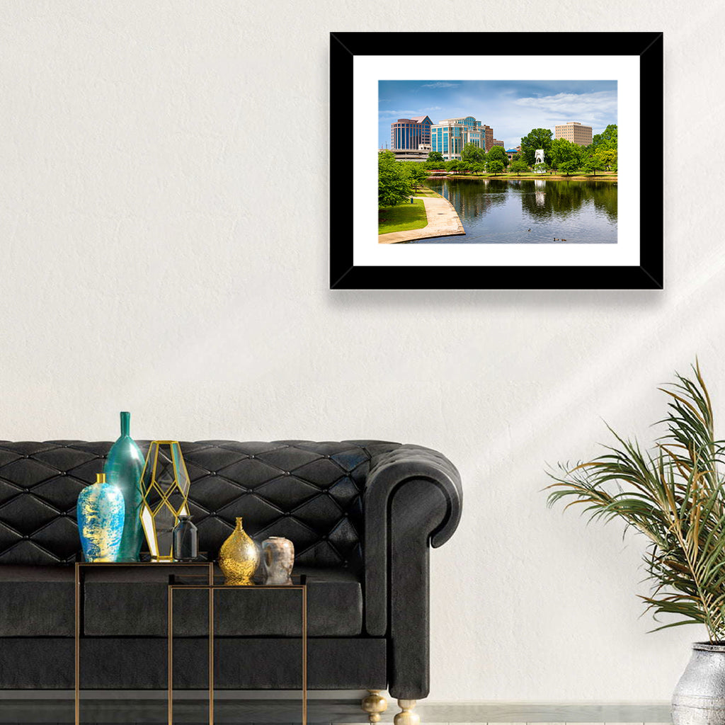 Big Spring Park Skyline, Huntsville Wall Art