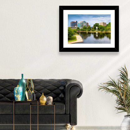 Big Spring Park Skyline, Huntsville Wall Art