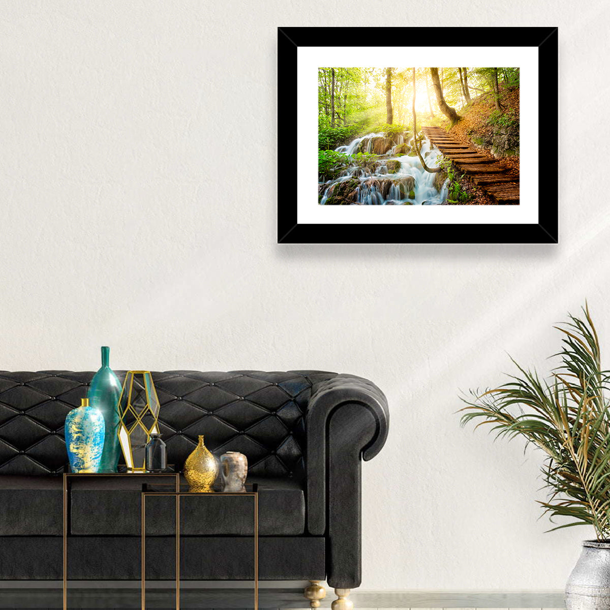 Plitvice Lakes Walkway Wall Art