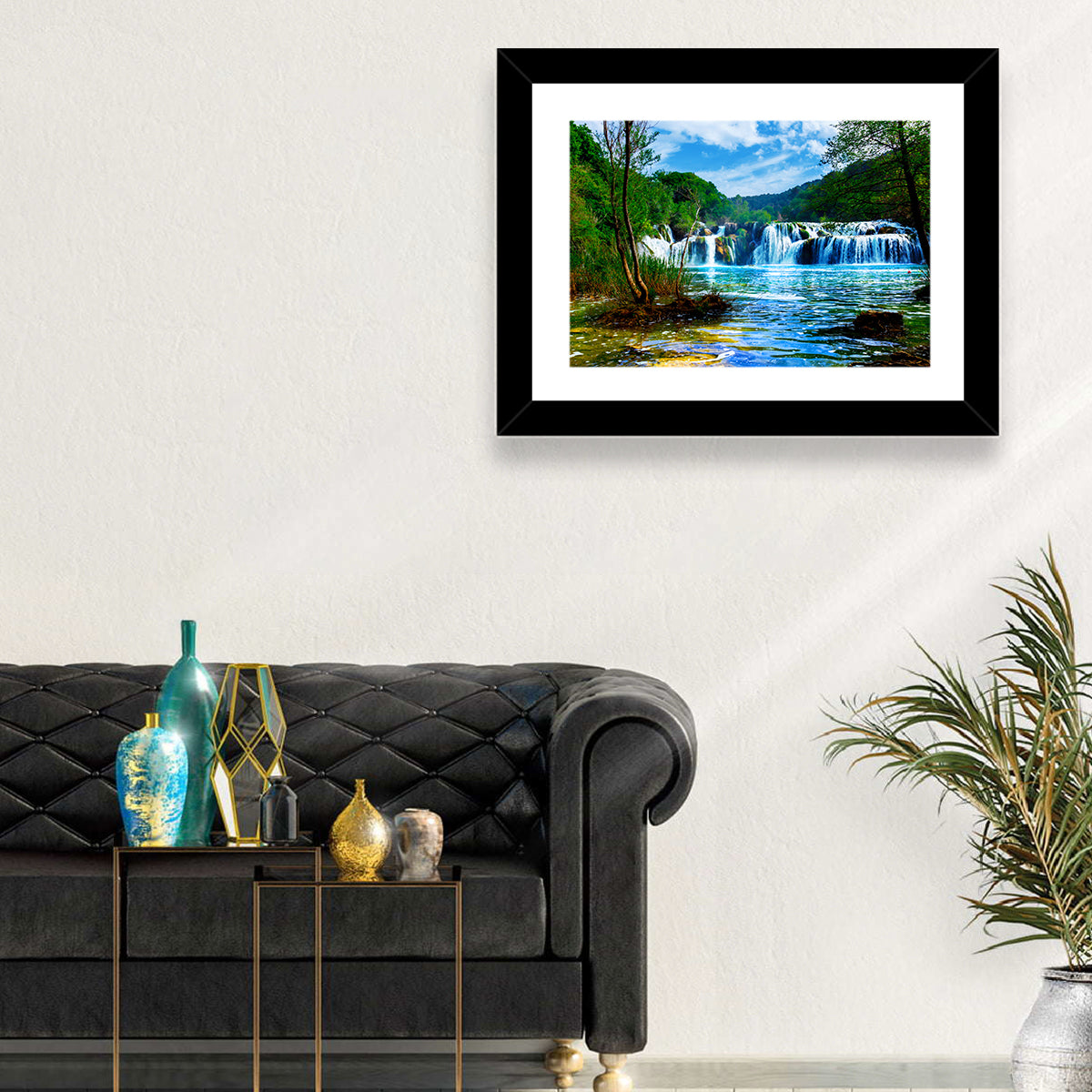 Skradinski Buk Waterfall, Krka Wall Art in a room, landscape