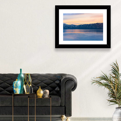 Lake Sevan Evening Reflection Wall Art