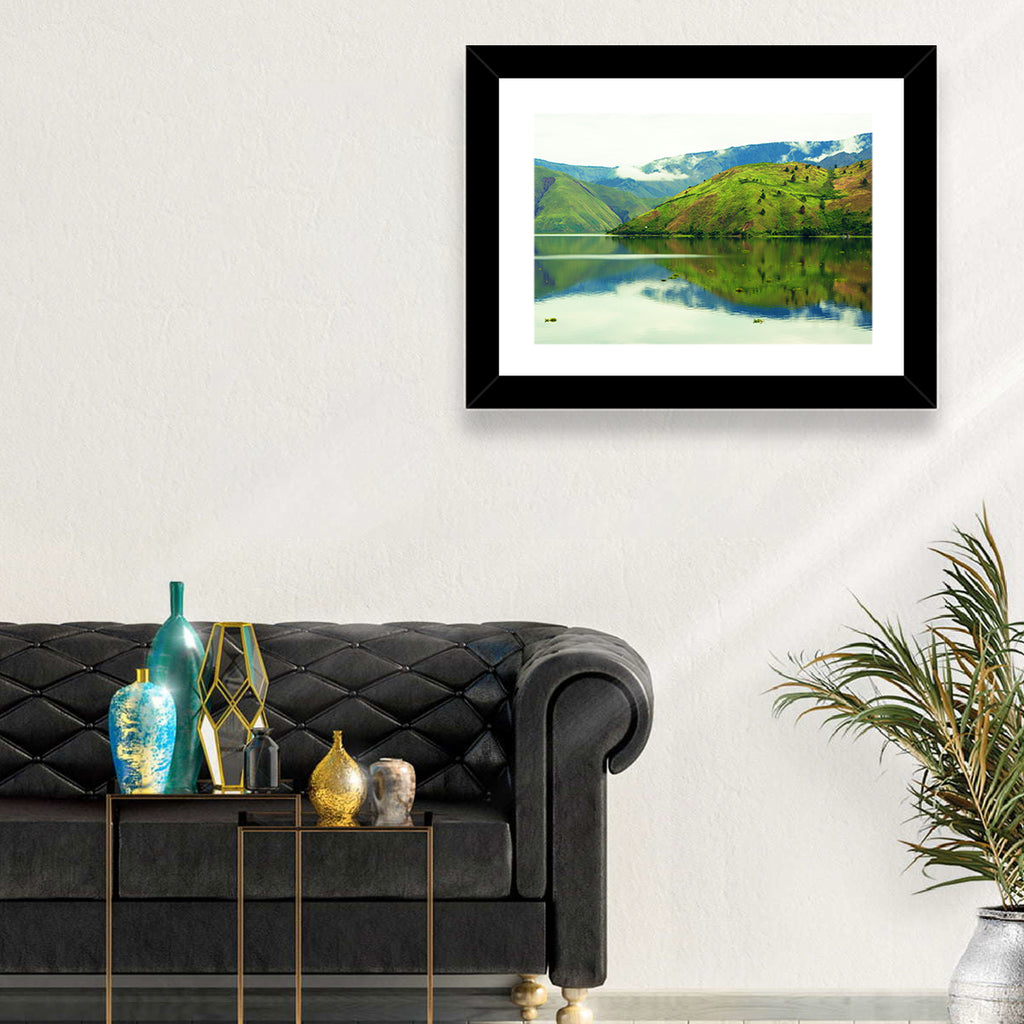 Lake Toba Reflection Wall Art