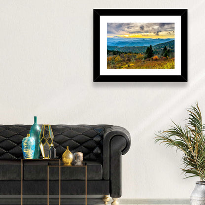 Cowee Mountains Sunset Wall Art