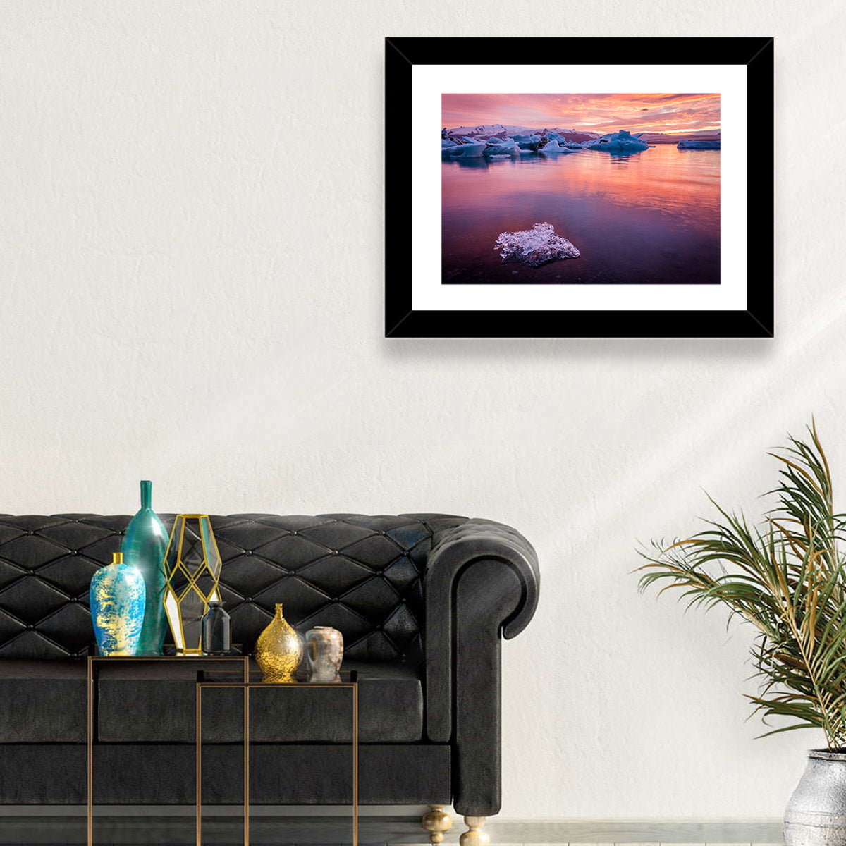 Jökulsárlón Dusk Lagoon Wall Art