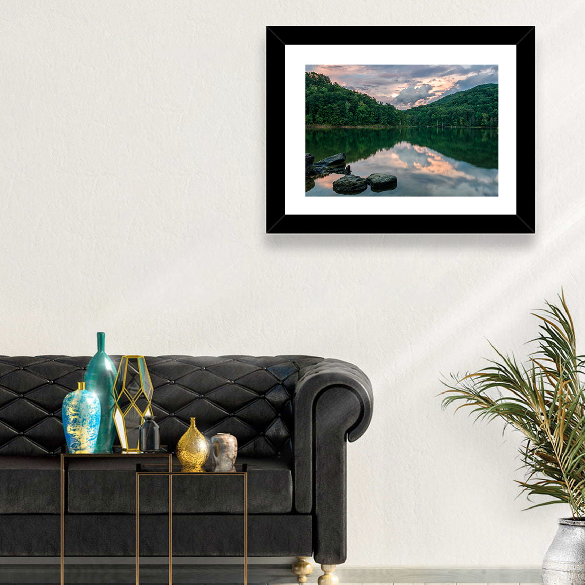 Martins Fork Lake Sunset Wall Art