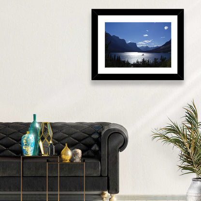 Montana Mountains Lake Wall Art