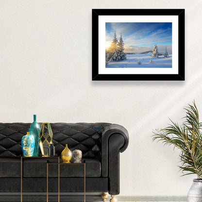 Carpathian Winter Sunrise Wall Art