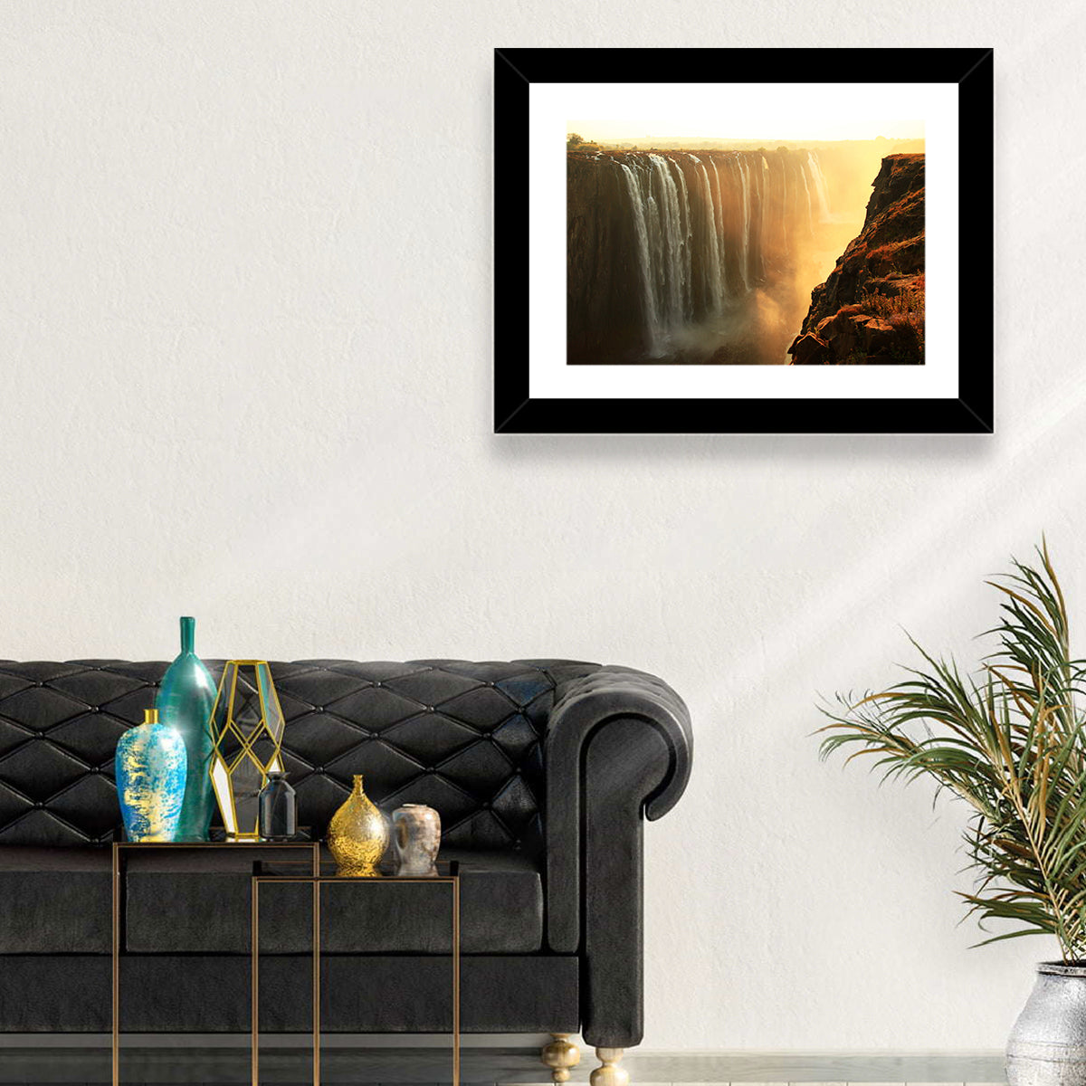 Victoria Falls Golden Hour Wall Art