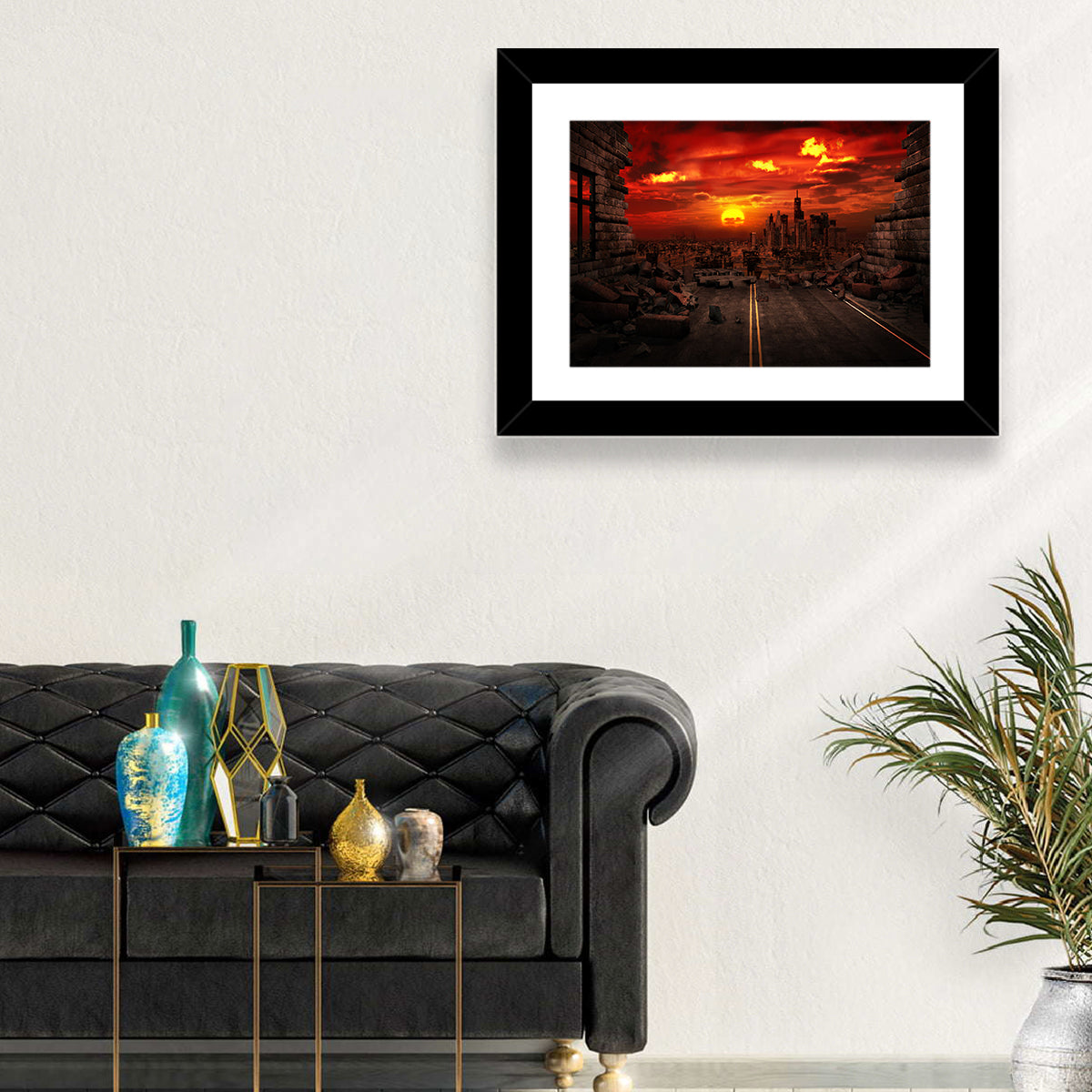 Apocalyptic Sunset Wall Art