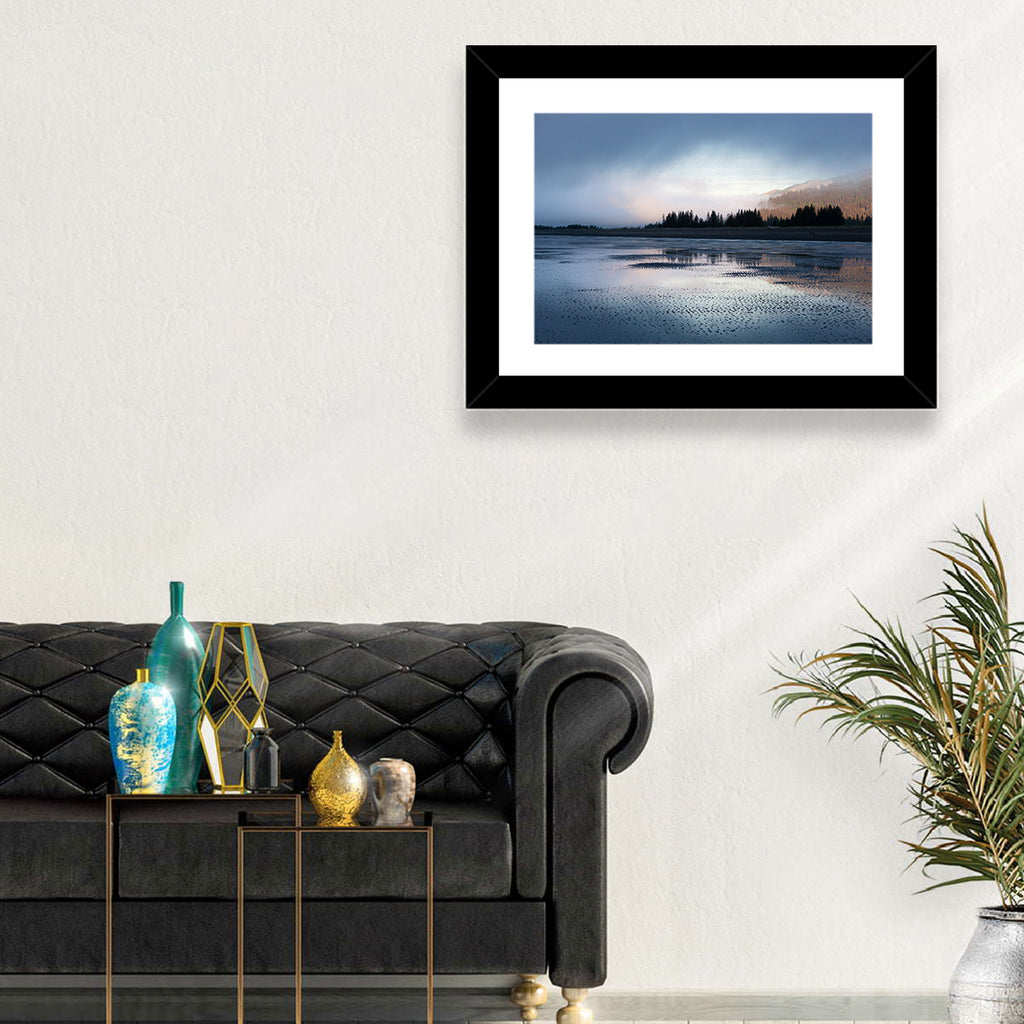 Lake Clark Foggy Shoreline Wall Art