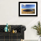 Fayoum Lake Footprints Wall Art