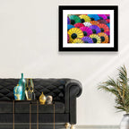 Vibrant Market Parasols Wall Art
