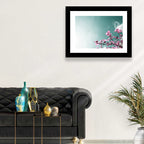 Pink Fig Tree Branches Wall Art