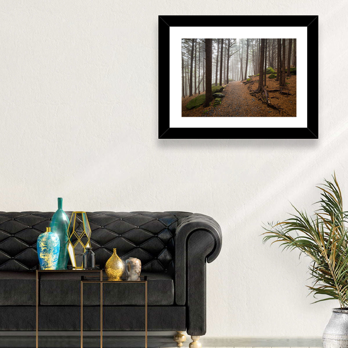 Misty Appalachian Trail Path Wall Art