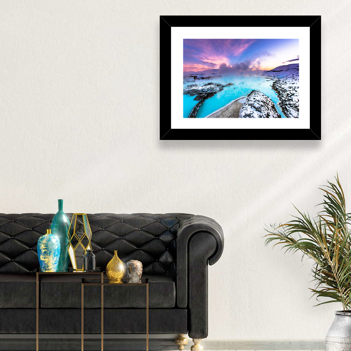 Blue Lagoon Grindavík Sunrise Wall Art