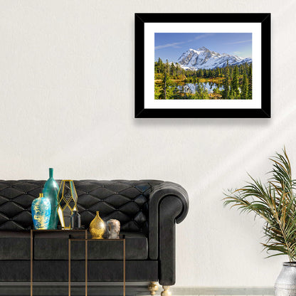 Mount Shuksan Lake Reflection Wall Art