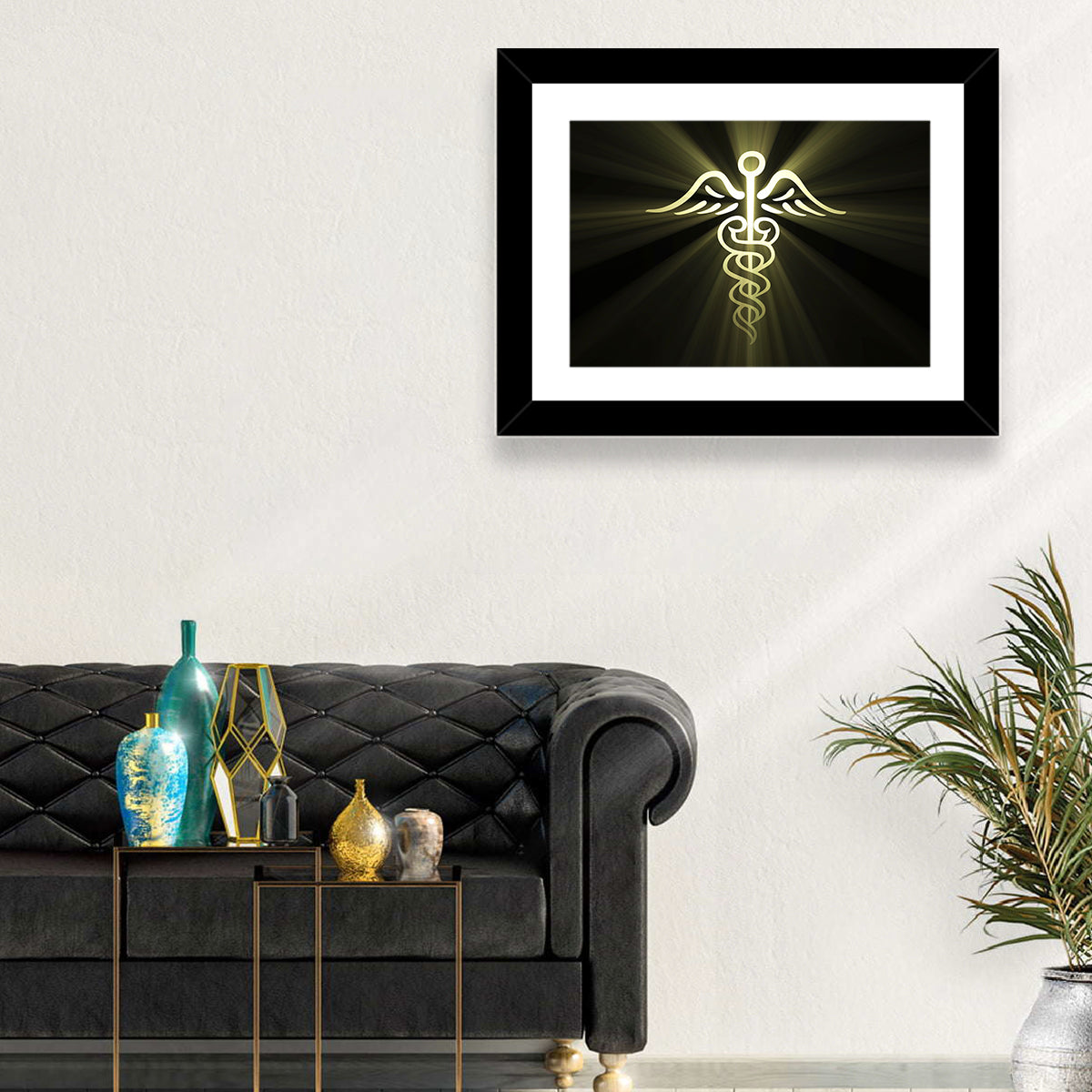 Medical Corps Caduceus Emblem Wall Art