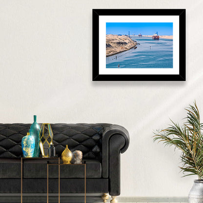 Suez Canal Container Ships Wall Art