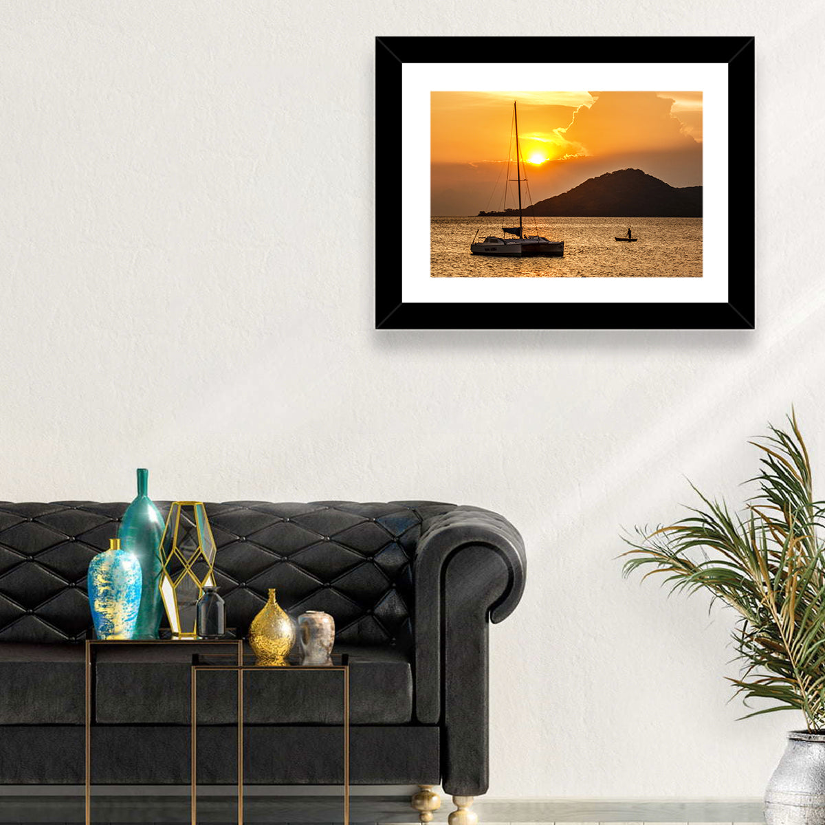 Mama Afrika Sunset, Lake Malawi Wall Art