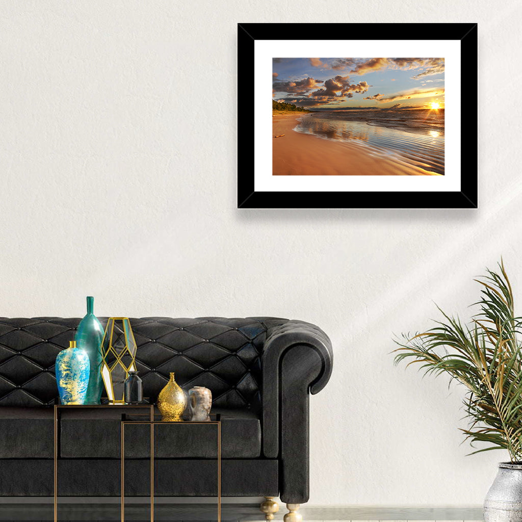 Lake Huron Sunset Beach Wall Art