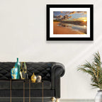 Lake Huron Sunset Beach Wall Art