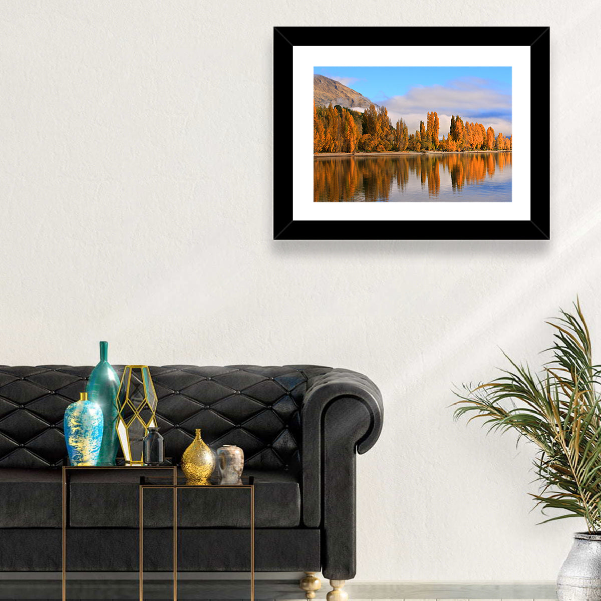 Lake Wanaka Autumn Reflection Wall Art