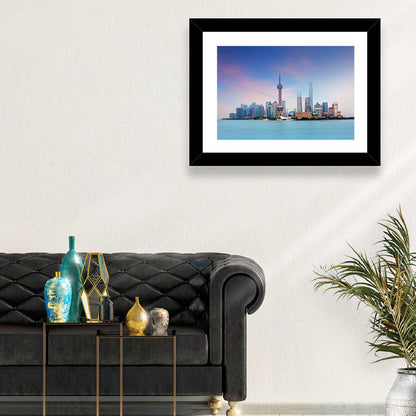 Shanghai Lujiazui Skyline Wall Art
