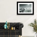 Burj Khalifa Rising Through Morning Fog Wall Art