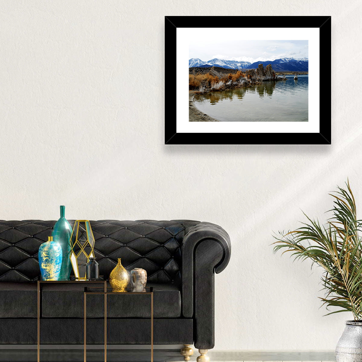 Mono Lake Tufa Towers with Mount Whitney Wall Art