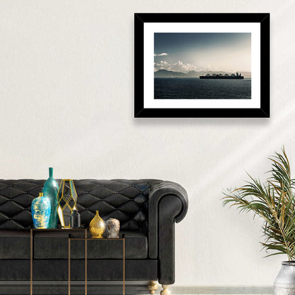 Lng Tanker at Sea Wall Art