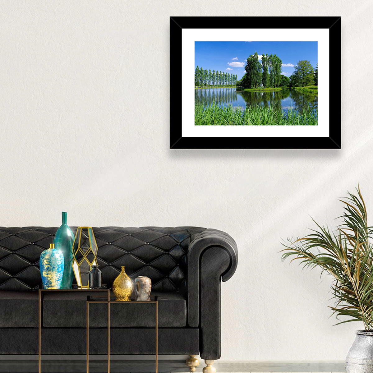 Woerlitz Rousseau Island Reflection Wall Art